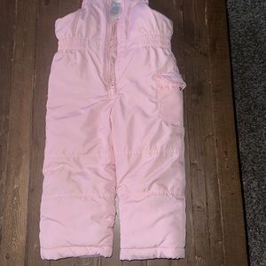 Carters Girls Snow bibs light Pink size 4T